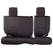 Smittybilt 0812 WRANGLER JK 4 DR NEOPRENE FRONT AND REAR SEAT COVER SET; BLACK/BLACK 471701 - alternate 6
